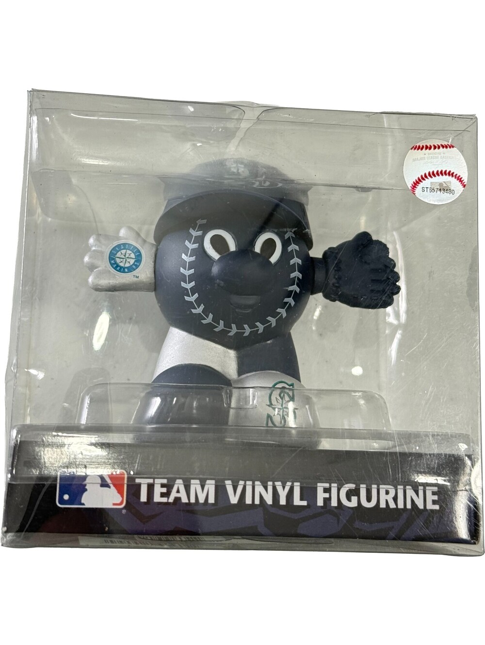 MLB Seattle Mariners Team Vinyl Figurine Mascot Man Forever Collectibles OpenBox